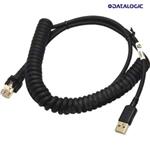 Datalogic USB A kabel, kroucený, CAB-524, 2m, POT