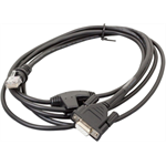 Honeywell Cable: RS232, black, DB9, 2.9m (9.5’), straight, 5V external power